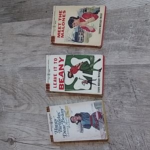 Vintage Meet the Malones, Leave it to Beany, Happy Birthday Dear Beany books